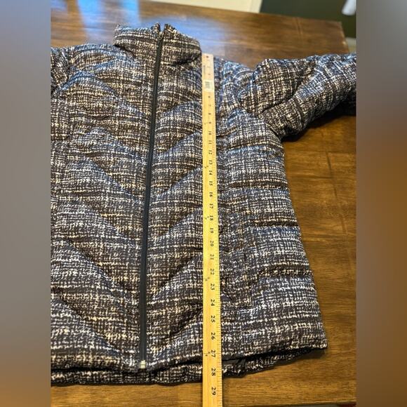 Lands End Down Filled Puffer Jacket Coat Womens SZ XL Full Zip Outerwear Warm - Picture 8 of 8